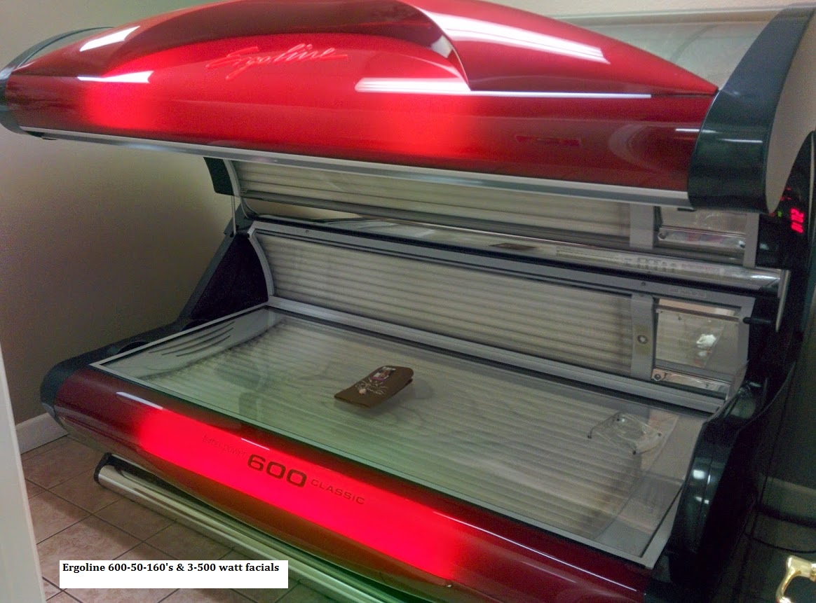 Ergoline 600 Turbo tanning solutions beds for sale used nj pa ny